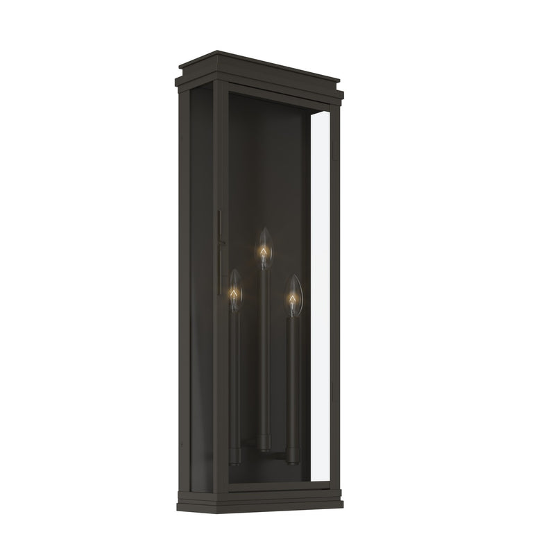 Kichler 59165OZ Three Light Outdoor Wall Mount, Olde Bronze