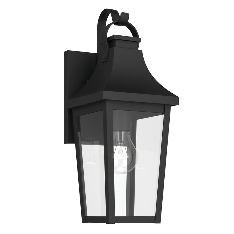 Kichler 59193BKT One Light Outdoor Wall Mount, Textured Black