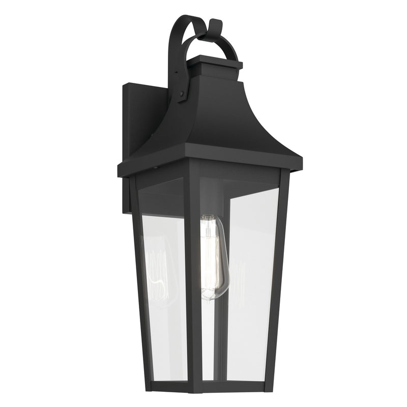 Kichler 59194BKT One Light Outdoor Wall Mount, Textured Black