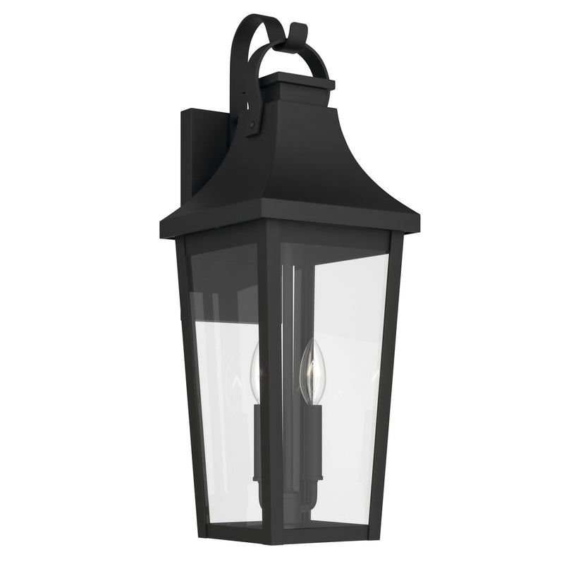Kichler 59195BKT Two Light Outdoor Wall Mount, Textured Black
