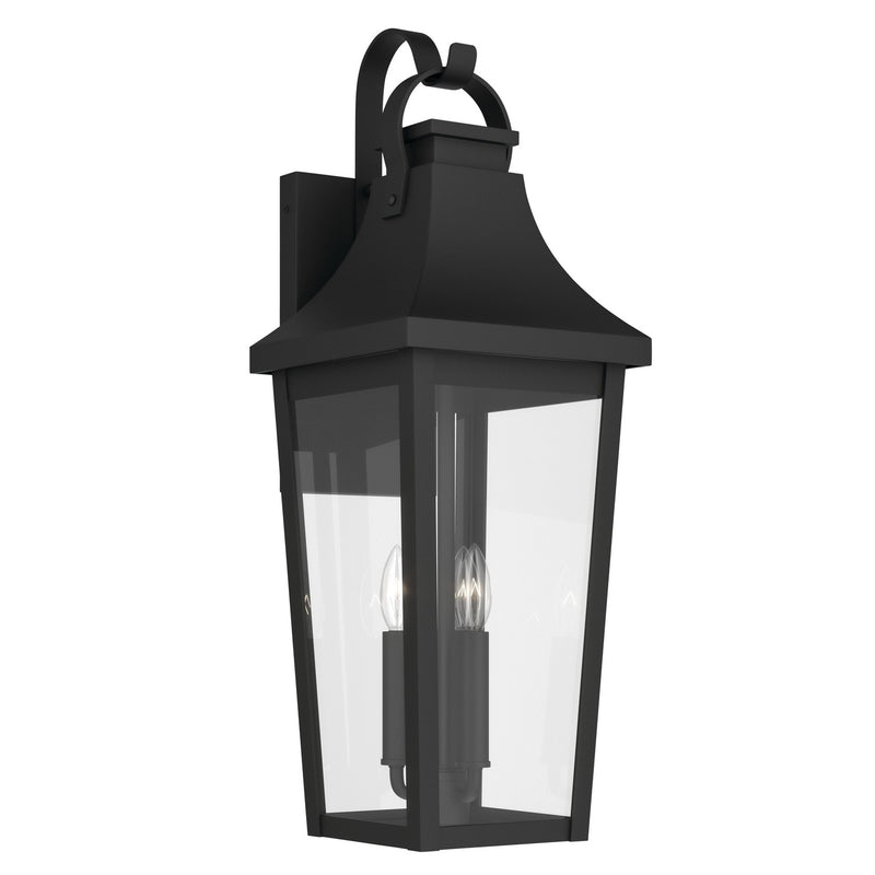 Kichler 59196BKT Three Light Outdoor Wall Mount, Textured Black