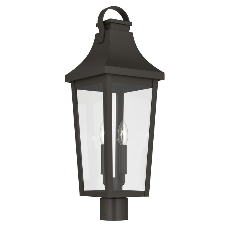 Kichler 59197OZ Two Light Outdoor Post Lantern, Olde Bronze