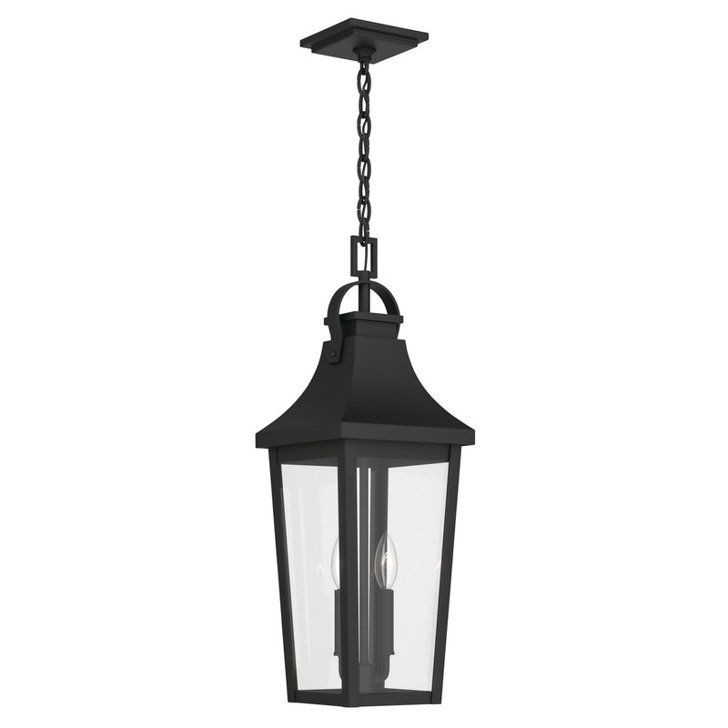 Kichler 59198BKT Two Light Outdoor Pendant, Textured Black