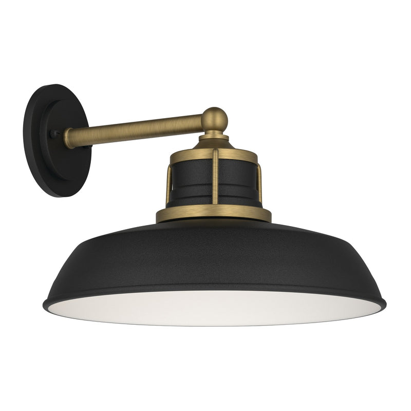 Kichler 59205NBR One Light Outdoor Wall Mount, Natural Brass