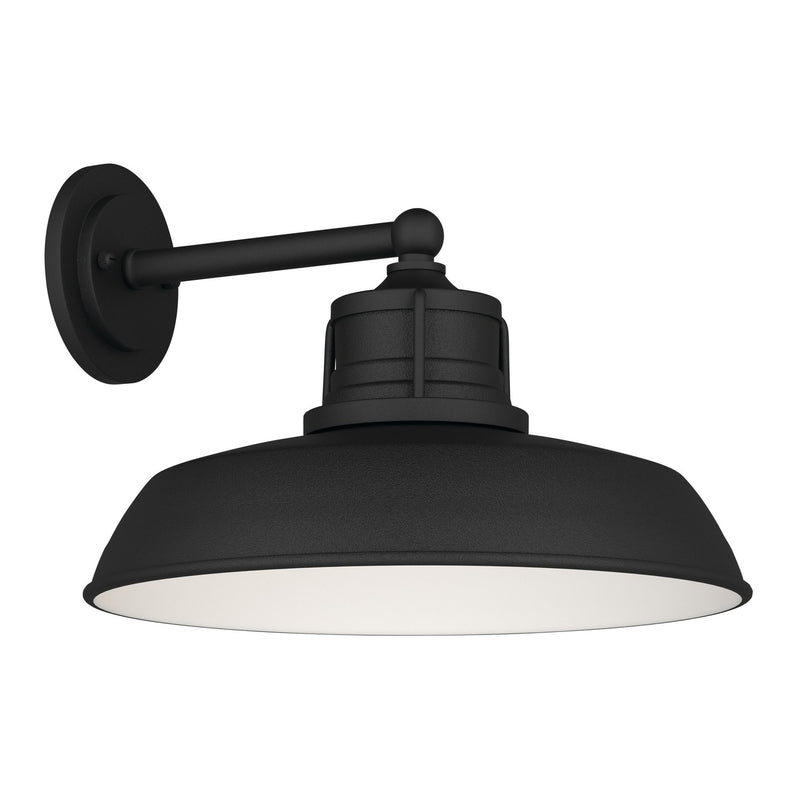 Kichler 59206BKT One Light Outdoor Wall Mount, Textured Black