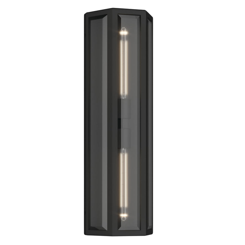 Kichler 59216BKT Two Light Outdoor Wall Mount, Textured Black