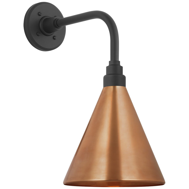 Visual Comfort Signature TOB 2808MBK/S10-SC LED Barn Light, Matte Black