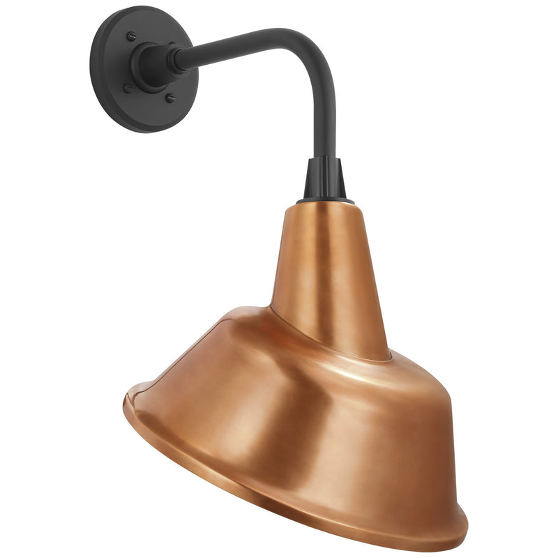 Visual Comfort Signature TOB 2808MBK/S3-SC LED Barn Light, Matte Black