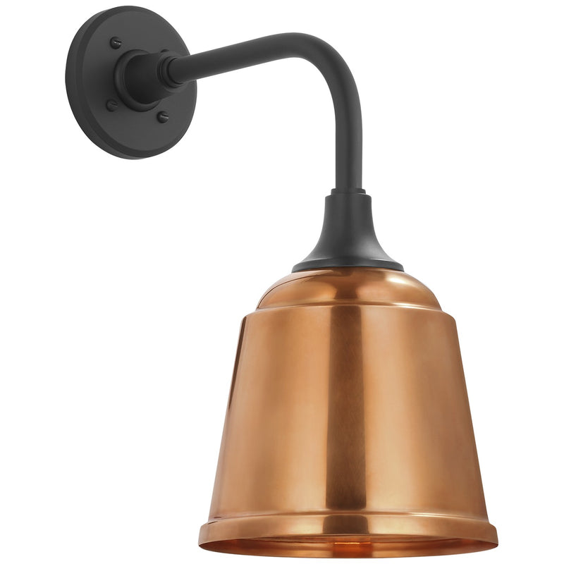 Visual Comfort Signature TOB 2808MBK/S5-SC LED Barn Light, Matte Black