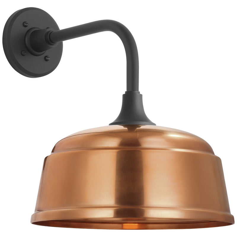 Visual Comfort Signature TOB 2808MBK/S6-SC LED Barn Light, Matte Black