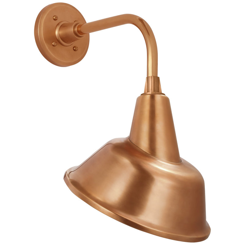 Visual Comfort Signature TOB 2808SC/S3-SC LED Barn Light, Soft Copper