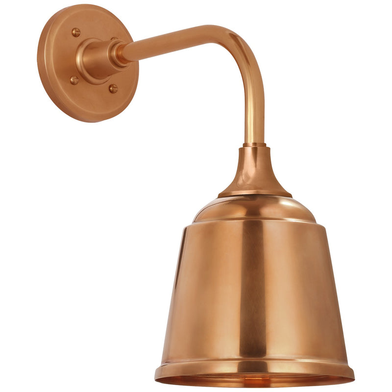 Visual Comfort Signature TOB 2808SC/S5-SC LED Barn Light, Soft Copper