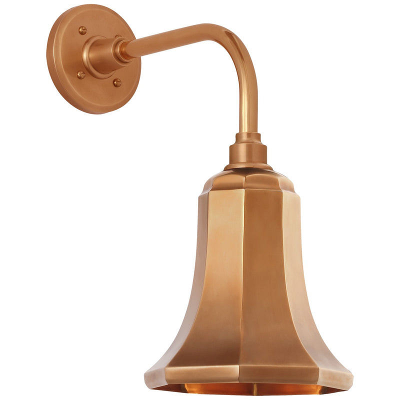 Visual Comfort Signature TOB 2808SC/S8-SC LED Barn Light, Soft Copper