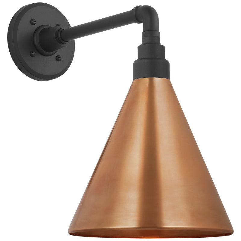 Visual Comfort Signature TOB 2811MBK/S10-SC LED Barn Light, Matte Black