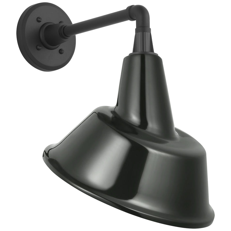 Visual Comfort Signature TOB 2811MBK/S3-G LED Barn Light, Matte Black