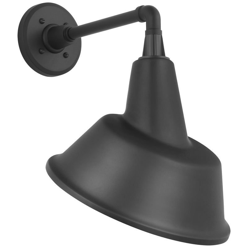 Visual Comfort Signature TOB 2811MBK/S3-MBK LED Barn Light, Matte Black