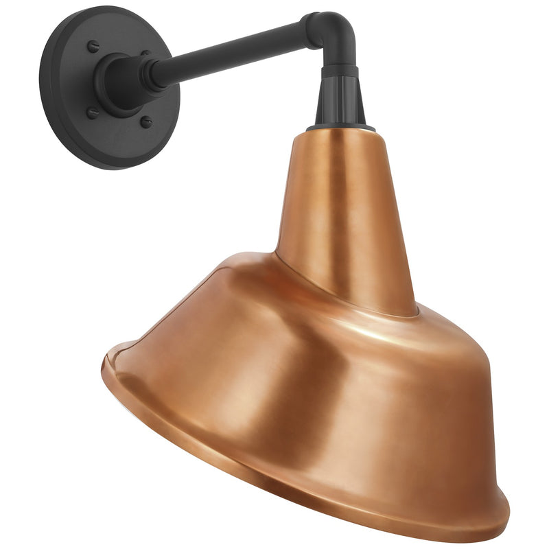 Visual Comfort Signature TOB 2811MBK/S3-SC LED Barn Light, Matte Black
