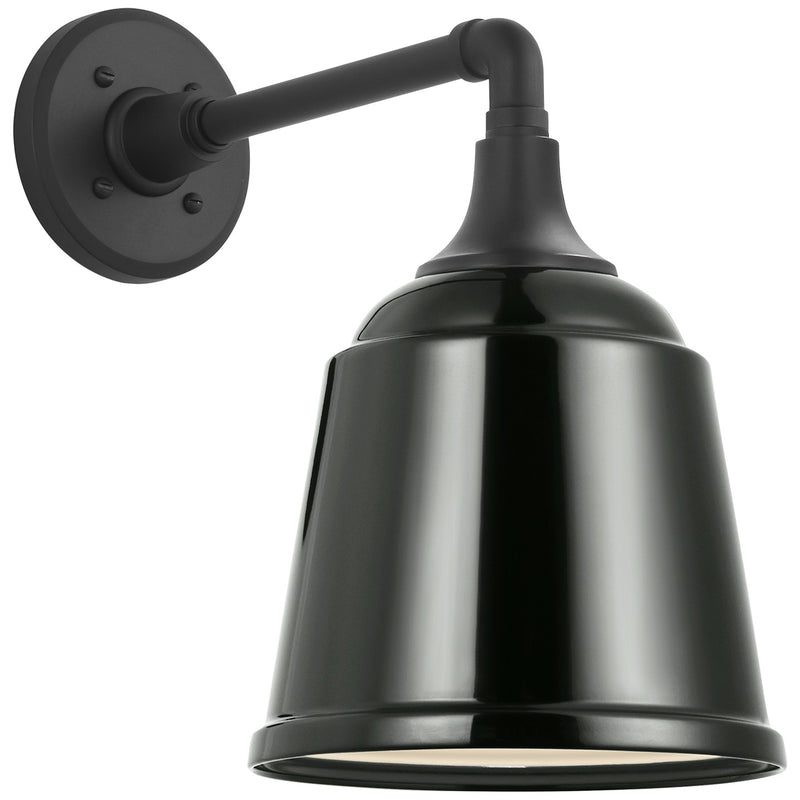 Visual Comfort Signature TOB 2811MBK/S5-G LED Barn Light, Matte Black