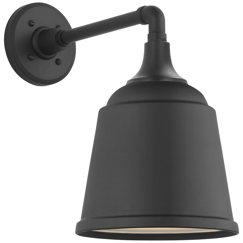 Visual Comfort Signature TOB 2811MBK/S5-MBK LED Barn Light, Matte Black