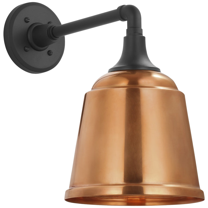 Visual Comfort Signature TOB 2811MBK/S5-SC LED Barn Light, Matte Black