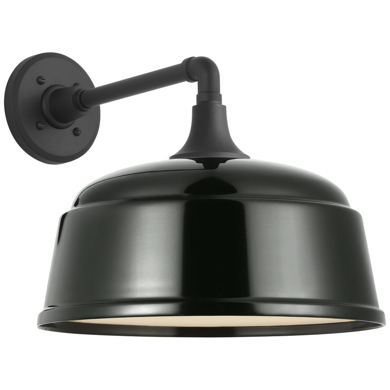 Visual Comfort Signature TOB 2811MBK/S6-G LED Barn Light, Matte Black