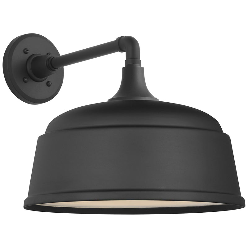 Visual Comfort Signature TOB 2811MBK/S6-MBK LED Barn Light, Matte Black