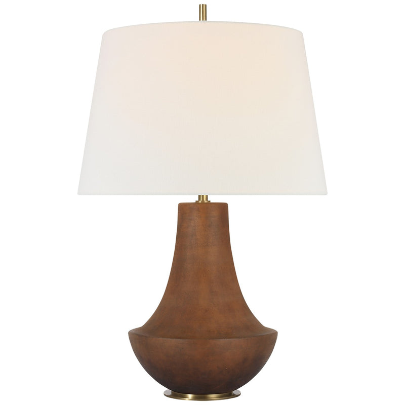 Visual Comfort Signature TOB 3611NTC-L LED Table Lamp, Natural Terracotta