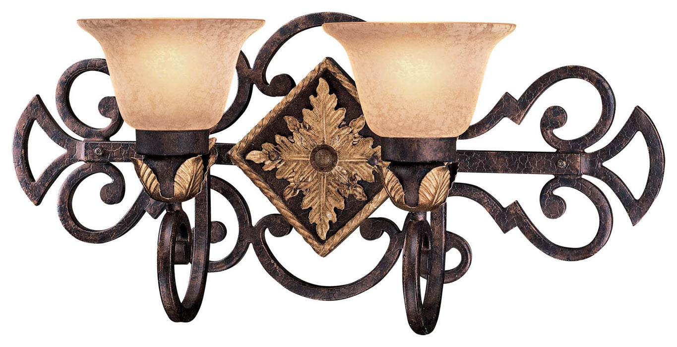 Metropolitan N2232-355 Two Light Bath, Golden Bronze