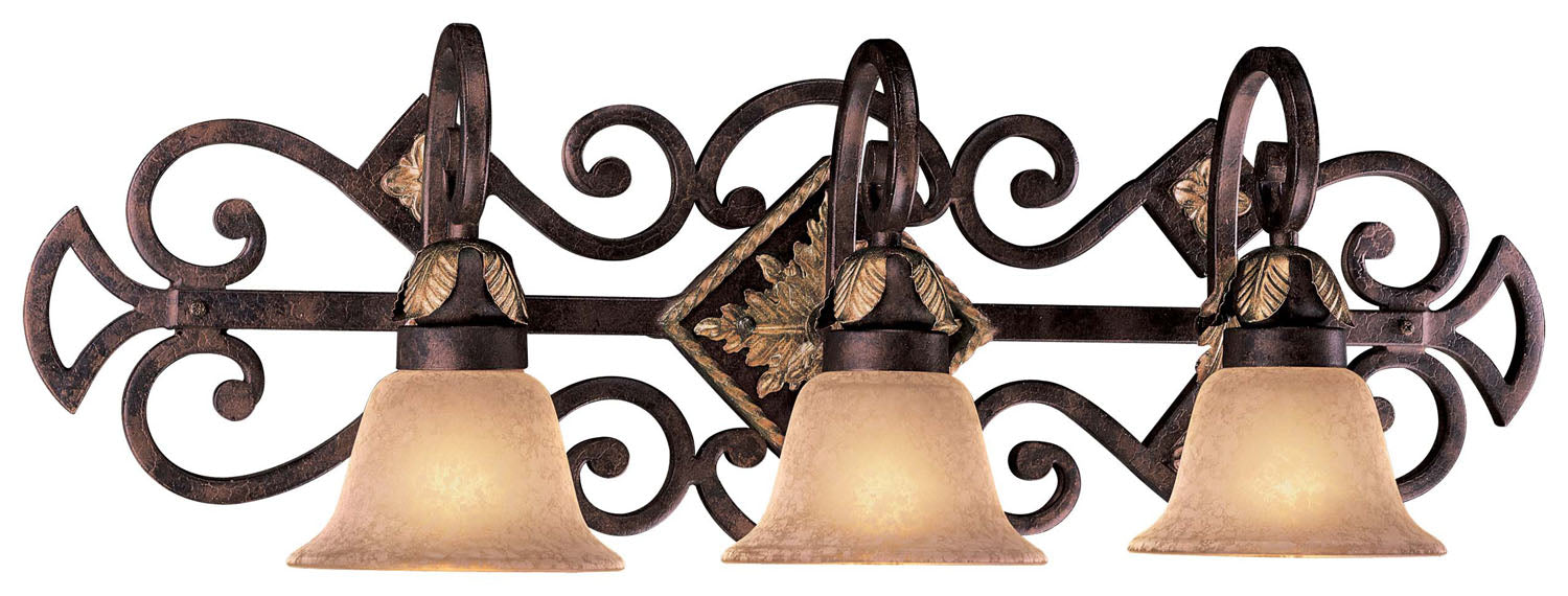 Metropolitan N2233-355 Three Light Bath, Golden Bronze