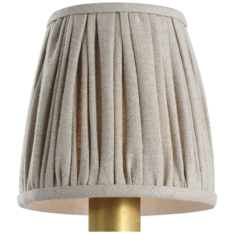 Visual Comfort Signature VCCS21-422-4 Shade, Pleated Natural Linen