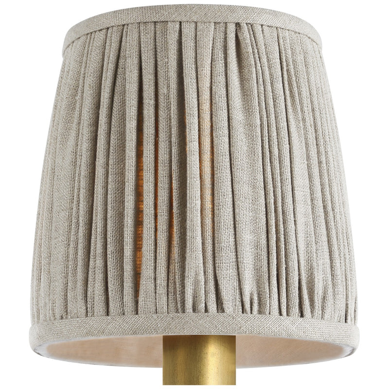 Visual Comfort Signature VCCS21-422-5 Shade, Pleated Natural Linen