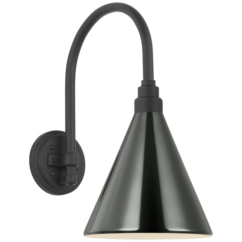 Visual Comfort Signature TOB 2814MBK/S10-G LED Barn Light, Matte Black