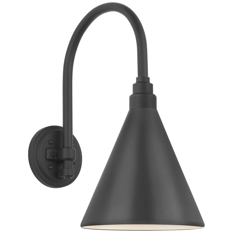 Visual Comfort Signature TOB 2814MBK/S10-MBK LED Barn Light, Matte Black