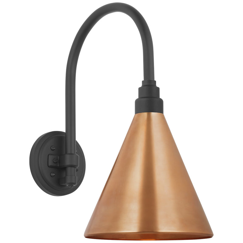 Visual Comfort Signature TOB 2814MBK/S10-SC LED Barn Light, Matte Black