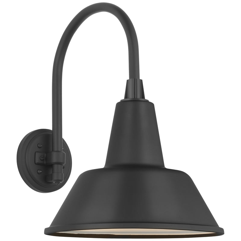 Visual Comfort Signature TOB 2814MBK/S1-MBK LED Barn Light, Matte Black
