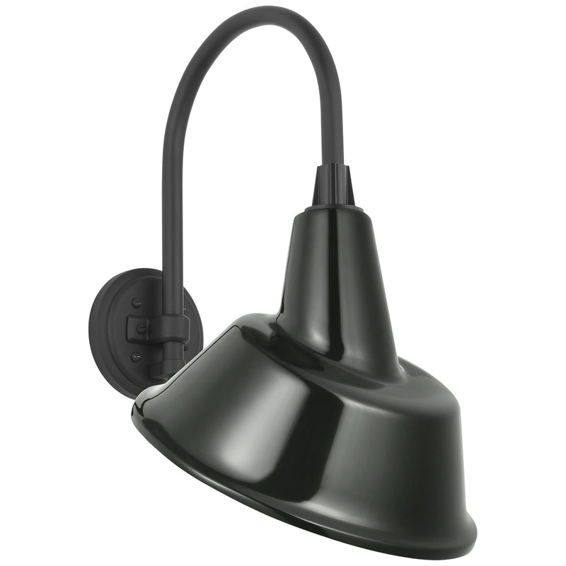 Visual Comfort Signature TOB 2814MBK/S3-G LED Barn Light, Matte Black