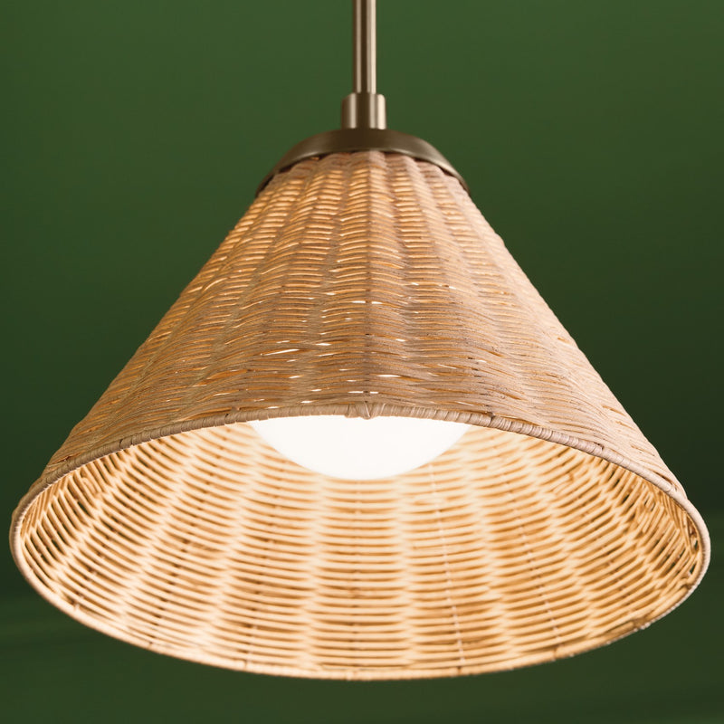Kichler 52728CPZ LED Pendant/Semi Flush, Champagne Bronze
