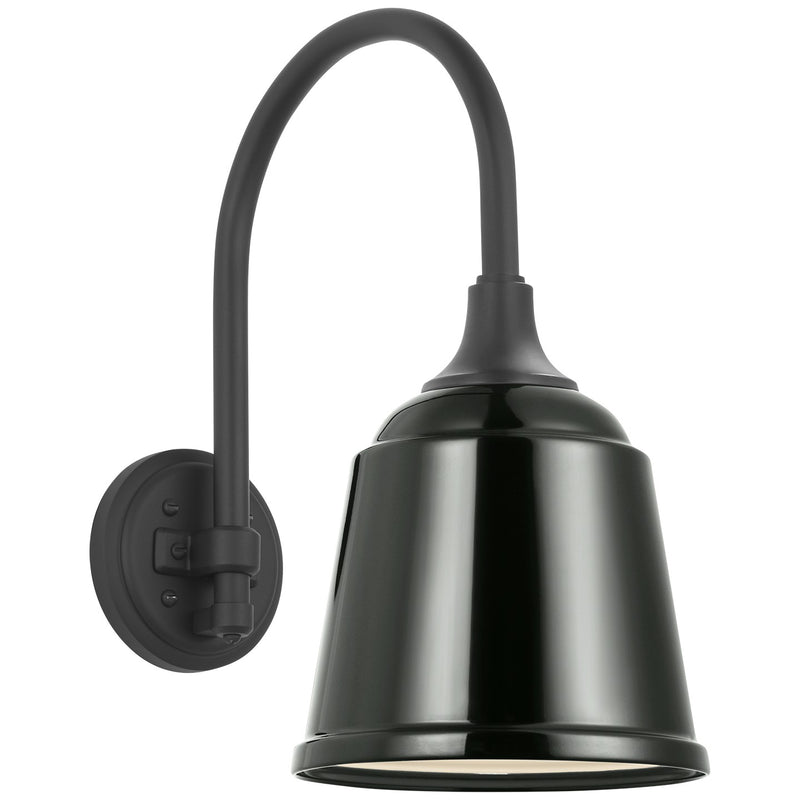Visual Comfort Signature TOB 2814MBK/S5-G LED Barn Light, Matte Black