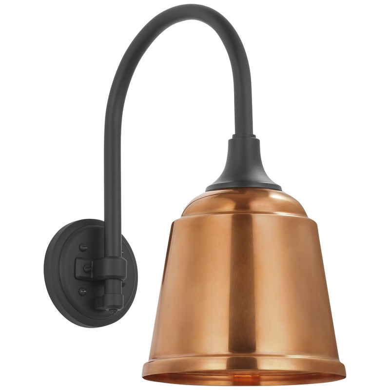 Visual Comfort Signature TOB 2814MBK/S5-SC LED Barn Light, Matte Black