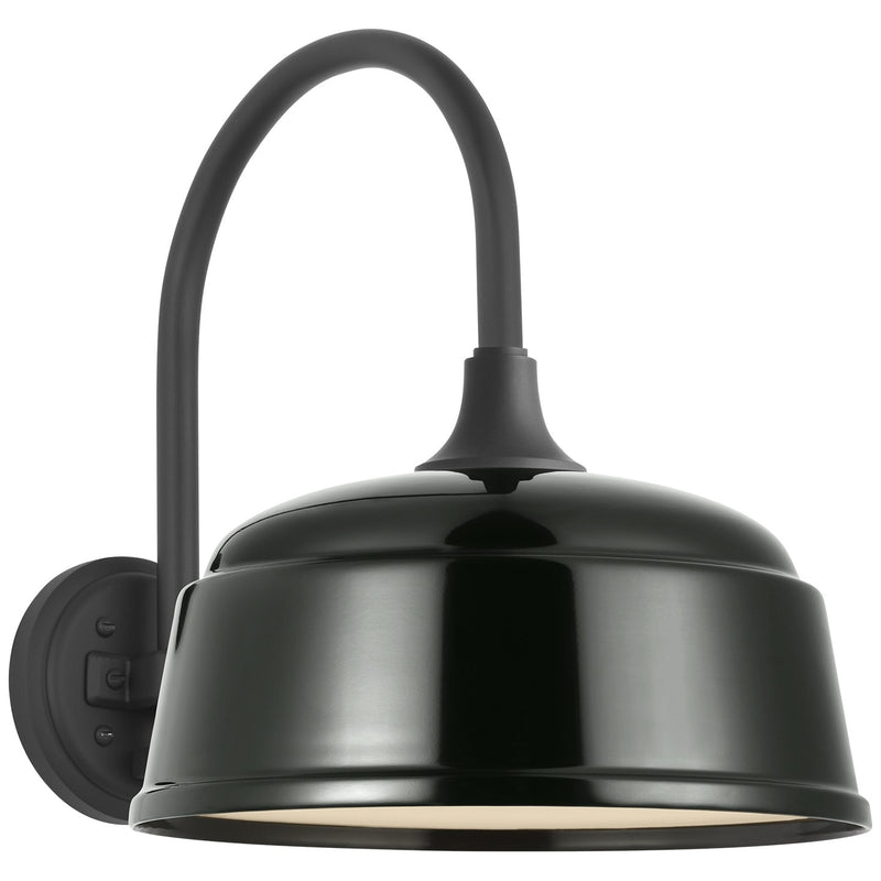 Visual Comfort Signature TOB 2814MBK/S6-G LED Barn Light, Matte Black