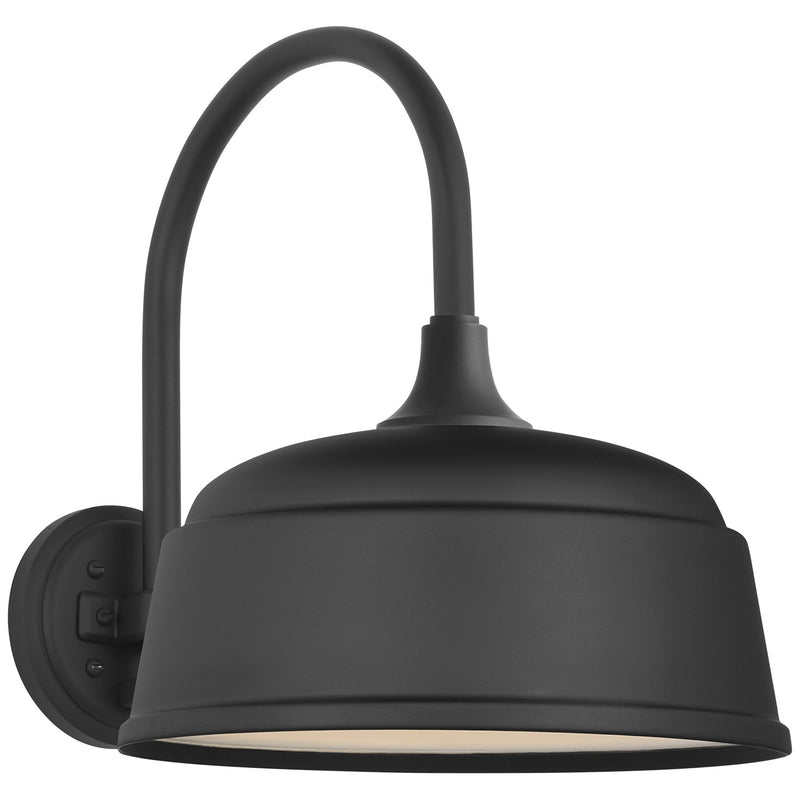 Visual Comfort Signature TOB 2814MBK/S6-MBK LED Barn Light, Matte Black