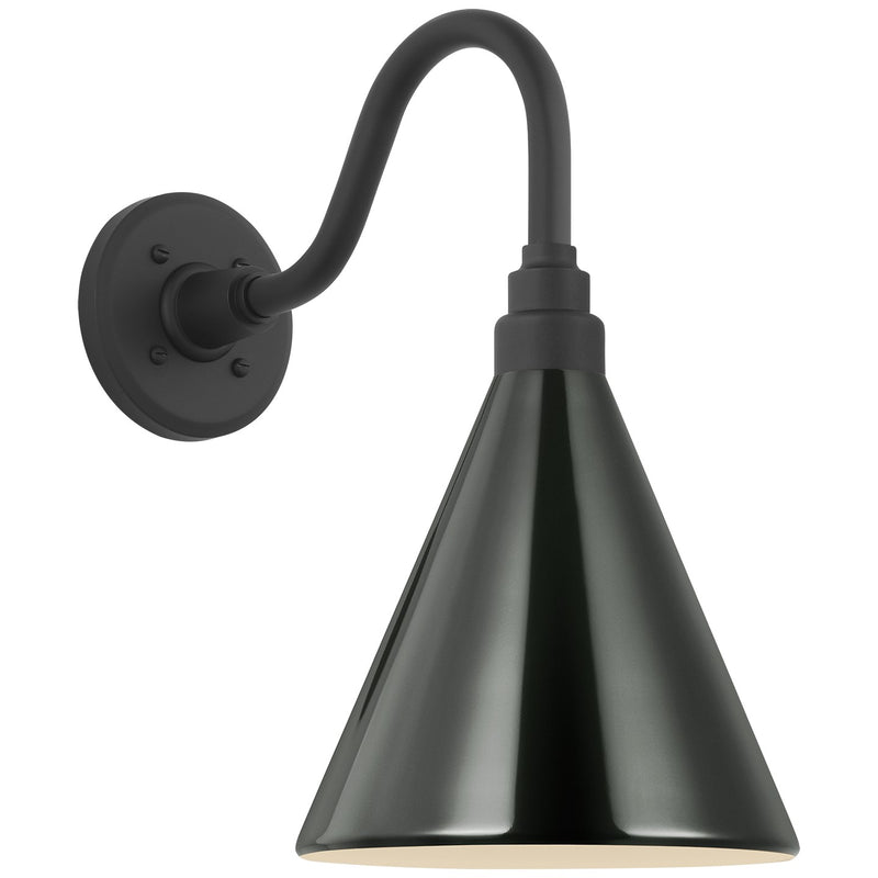 Visual Comfort Signature TOB 2816MBK/S10-G LED Barn Light, Matte Black