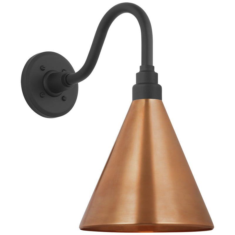 Visual Comfort Signature TOB 2816MBK/S10-SC LED Barn Light, Matte Black
