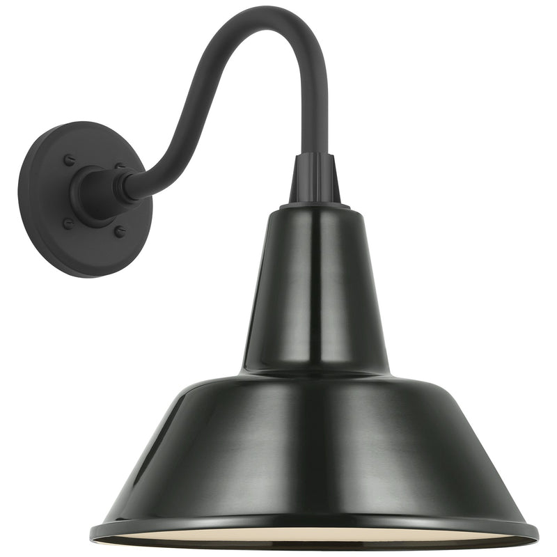 Visual Comfort Signature TOB 2816MBK/S1-G LED Barn Light, Matte Black
