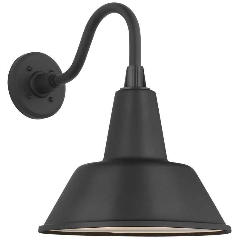 Visual Comfort Signature TOB 2816MBK/S1-MBK LED Barn Light, Matte Black