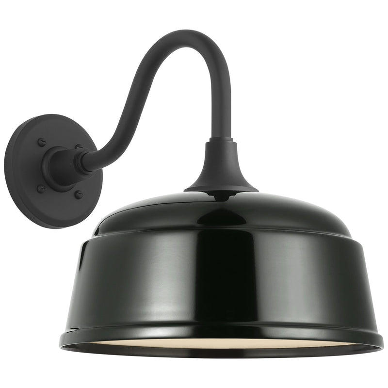 Visual Comfort Signature TOB 2816MBK/S6-G LED Barn Light, Matte Black