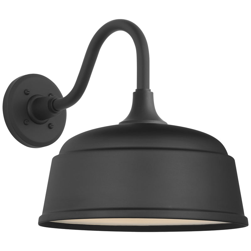 Visual Comfort Signature TOB 2816MBK/S6-MBK LED Barn Light, Matte Black