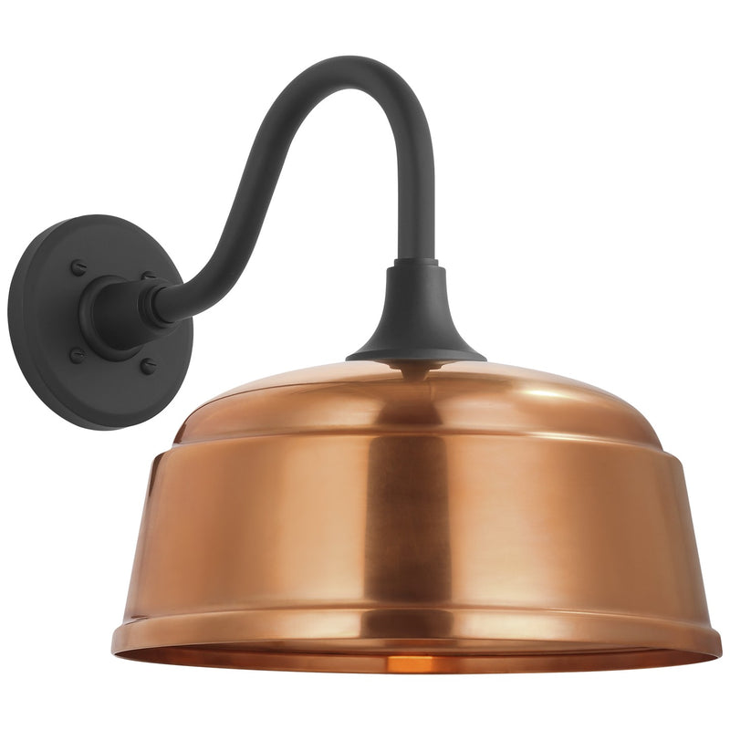 Visual Comfort Signature TOB 2816MBK/S6-SC LED Barn Light, Matte Black