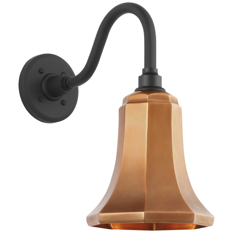 Visual Comfort Signature TOB 2816MBK/S8-SC LED Barn Light, Matte Black