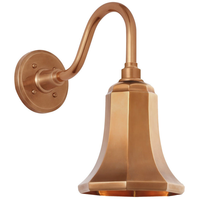 Visual Comfort Signature TOB 2816SC/S8-SC LED Barn Light, Soft Copper